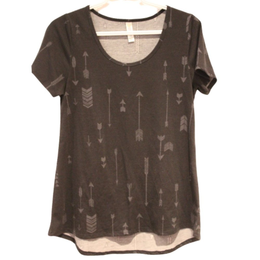 2/$30 🏷 Lularoe Navy Arrows Classic T Size XS
